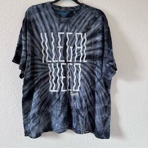 Connected Women’s Tie Dye Graphic T-shirt 2XL Gray